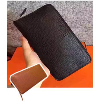 【エルメス HERMES】高品質 ファスナ付き 長財布